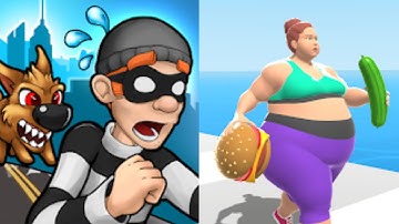 Robbery Bob Vs Fat 2 Fit! Gameplay Eps 1