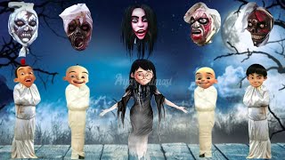 SEREM..!! UPIN IPIN DAN KAWAN KAWAN BERMAIN GEDRUK POCONG DAN KUNTILANAK