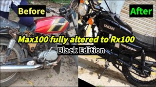 Max100 modified to Rx 100 black edition