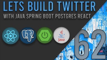 Lets Build Twitter From the Ground Up: Episode 62 || Java, Spring Boot, PostgreSQL and React