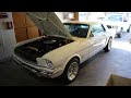 1965 Mustang 289 2-1/2" Exhaust Flowmaster 40s, Hedman Headers Xpipe Cold Start