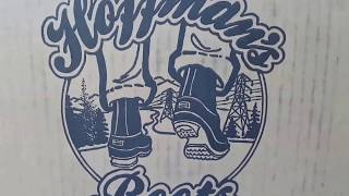 Unboxing of new Hoffman power line boots