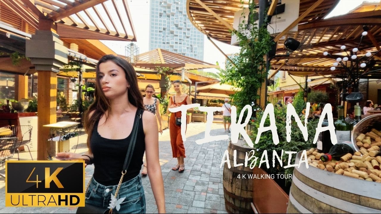 Summer Vibes in Tirana Albania | 4K Walking Tour