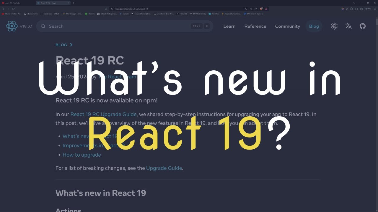 React 19 - 10 must know new features and updates - YouTube