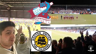 DRAMATIC PLAY OFF SEMI FINAL SCENES- SCUNTHORPE V BOSTON UTD-  MATCH DAYS