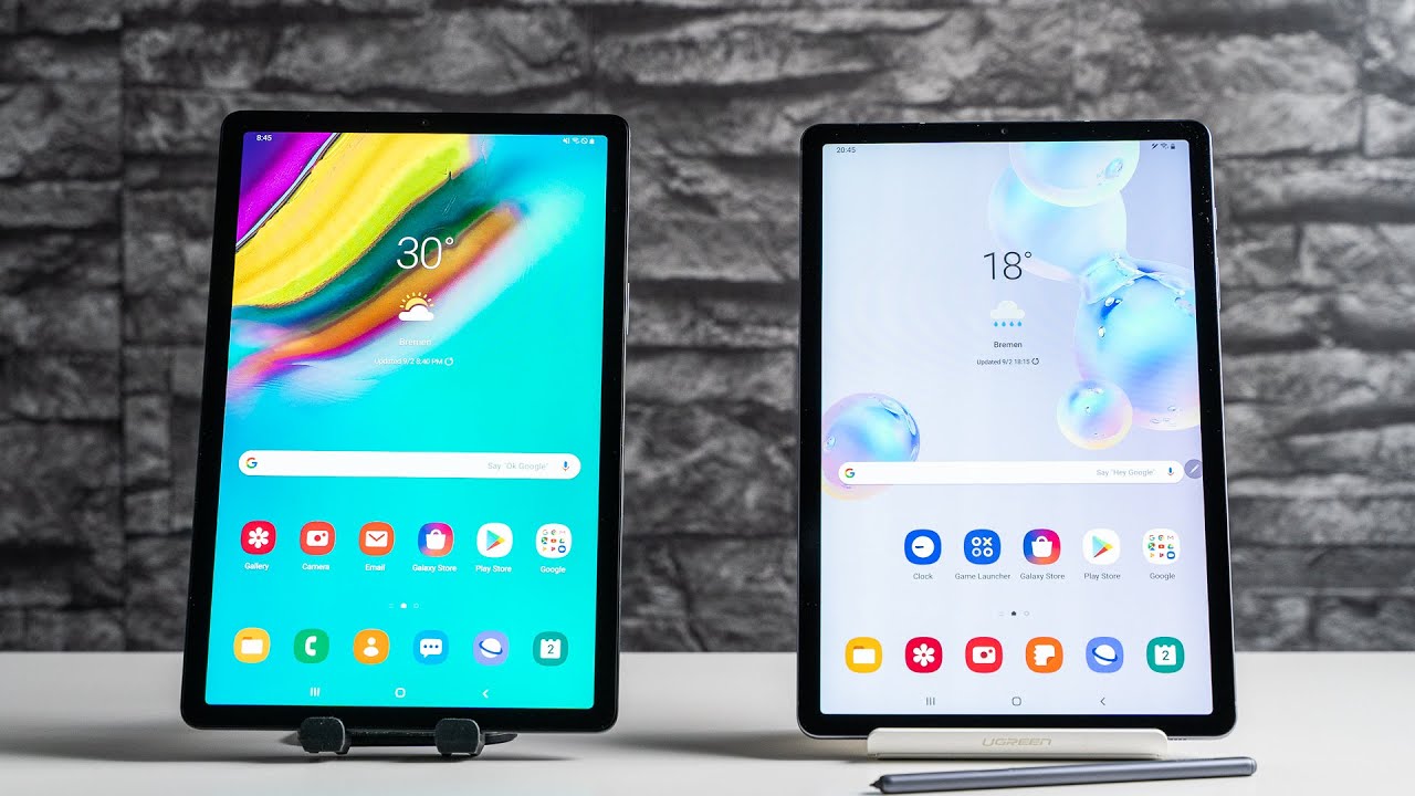 Comparison Samsung Galaxy Tab S6 Vs Galaxy Tab S5e Youtube