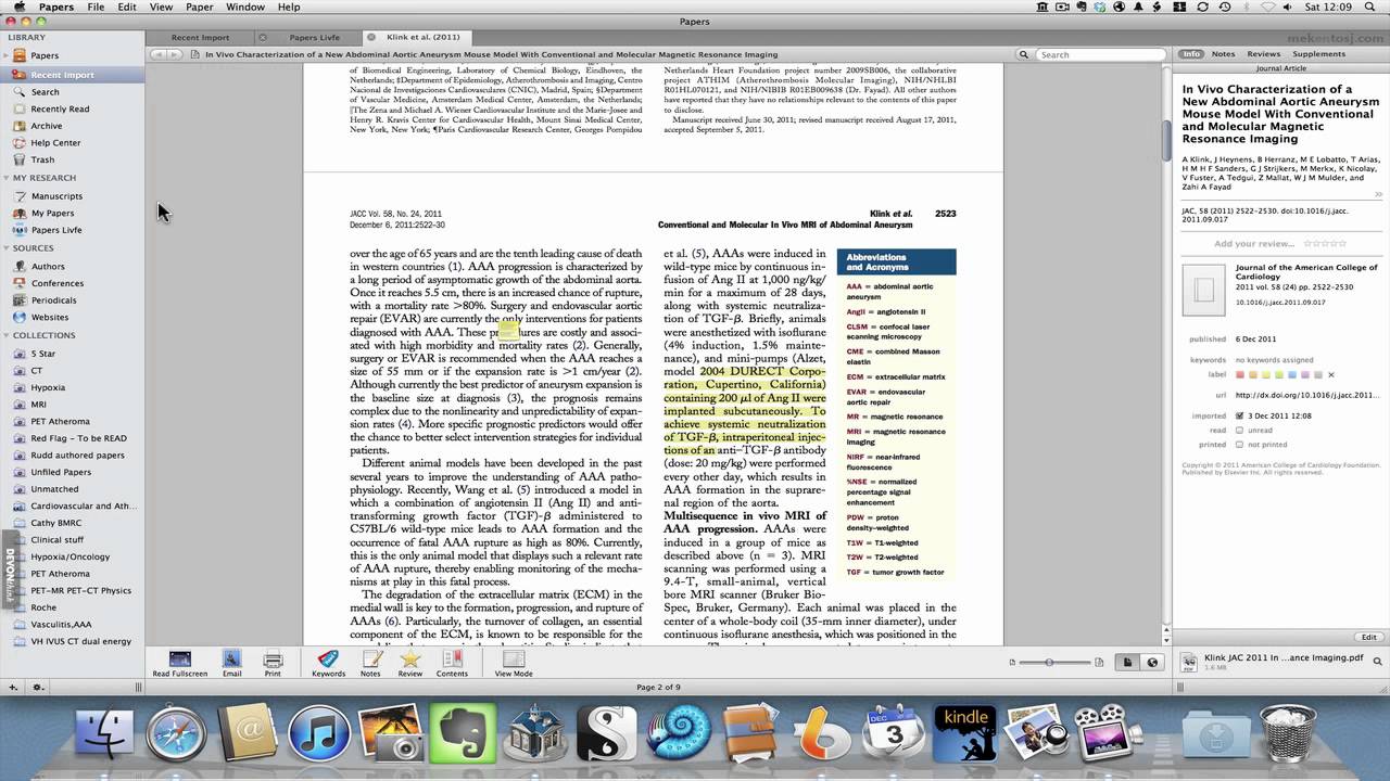 mac app research paper