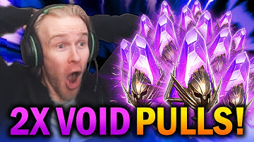 "OMG, NO WAY!" - PULLING ALL MY VOID SHARDS for the 2x - Raid Shadow Legends