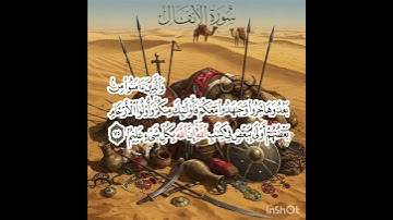 سوره الأنفال عدد آياتها ٧٥ آيه(سوره مدنيه ) الآيه ٧٥ والأخيرة