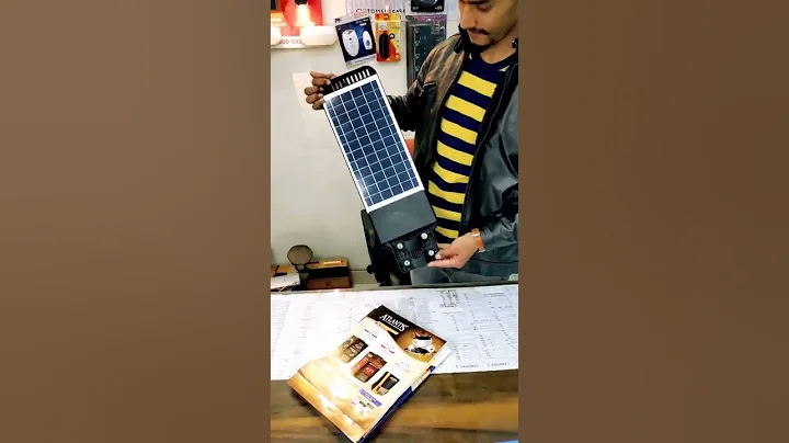 Pronix Solar LED Street Light 40W | Runs on Solar Energy | All In One Design with Automatic On/Off ☀