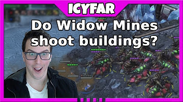Widow Mines can shoot buildings right? | New Year