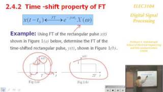 ⁣Digital Signal Processing 4: Fourier Representation of Signal - Prof E. Ambikairajah