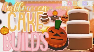 Bloxburg HALLOWEEN Cake Build Hacks *PUMPKIN and CAT Theme* Roblox