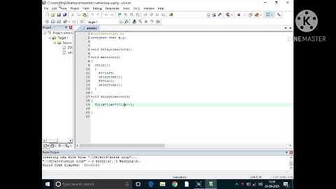 Embedded c programming of 8051 #Led blinking