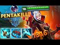 CRIT VAYNE BUILD DMG IS INSANE... (PENTAKILL)