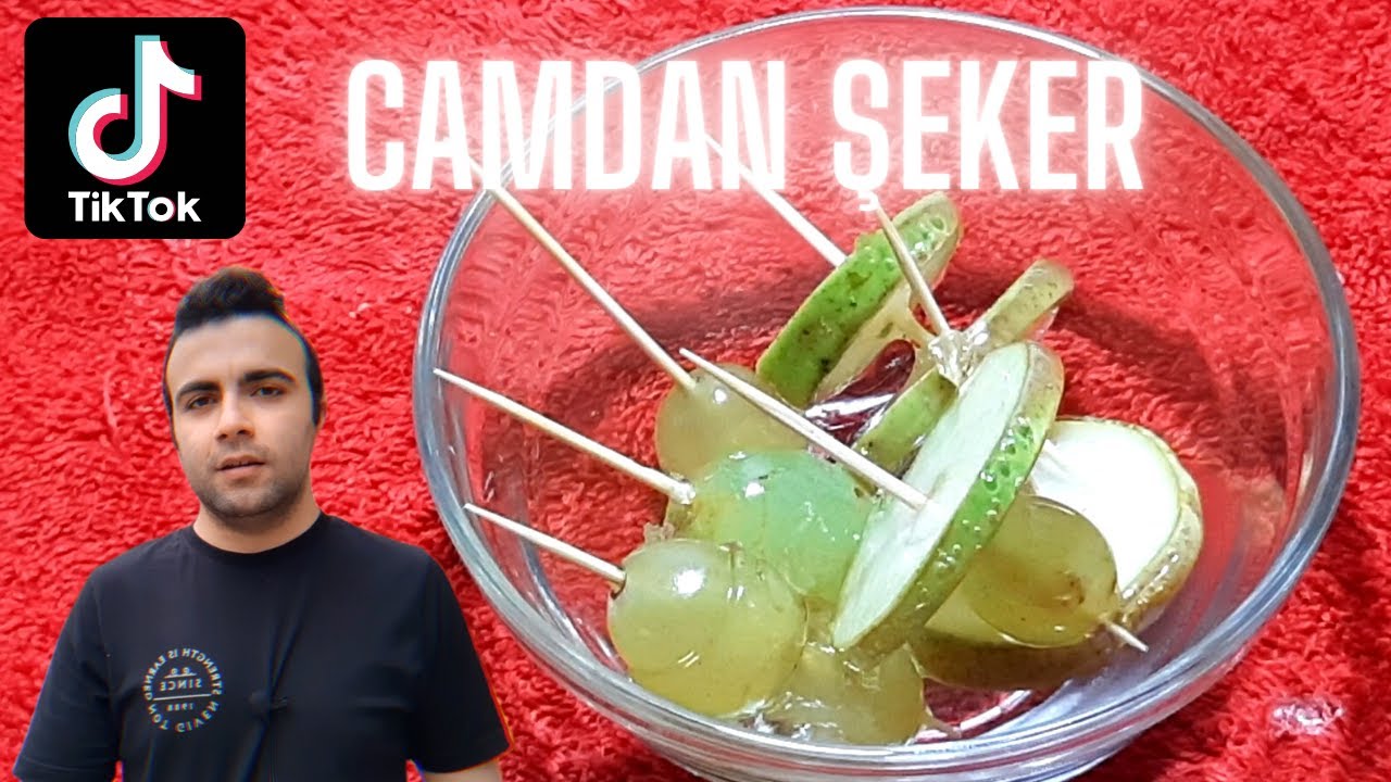 CAMDAN MEYVE ŞEKERİ TARİFİ (Tanghulu Nasıl Yapılır?) #tiktok