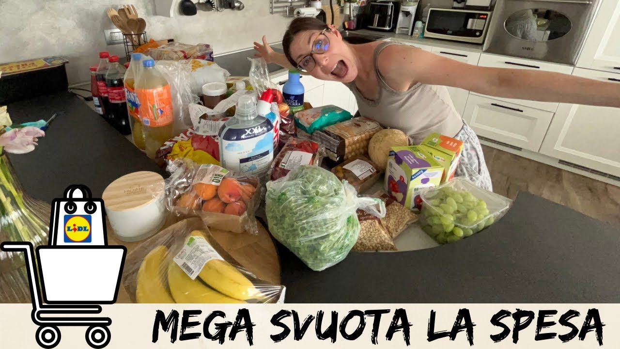SUPER MEGA SVUOTA LA SPESA LIDL 🛒 SPESA MENSILE 🧾