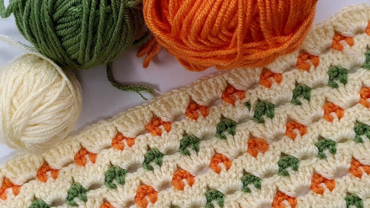 Super Easy Crochet Knitting - Tığ İşi Çok Kolay Çok Güzel Örgü Modeli 🤍