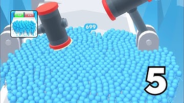 Count Masters: Stickman - Gameplay Walkthrough Part 5 Levels 81-100 (iOS, Android Gameplay)