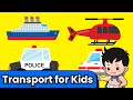 Learn Means of Transport in English | Aprende los Medios de Transporte en Inglés