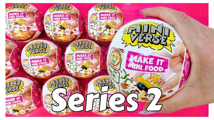 MINIVERSE MAKE IT MINI FOOD DINNER SERIES 1  BETTER THAN MINI BRANDS!!! by  MGA 