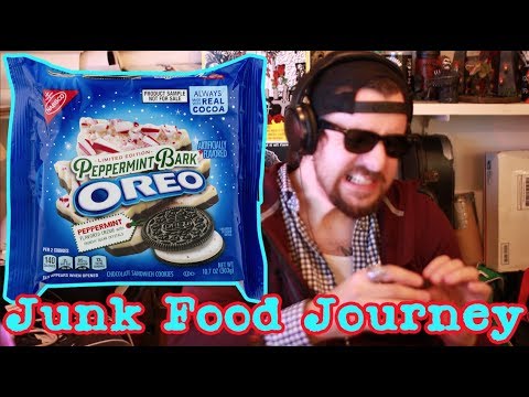 Peppermint Bark Oreos Review - Junk Food Journey Episode #5