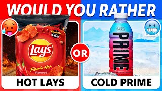 Would You Rather...? HOT or COLD 🔥❄️ Food Edition
