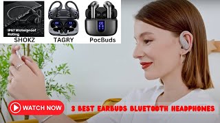 3 Best Earbuds Bluetooth Headphones | Wireless Earbuds