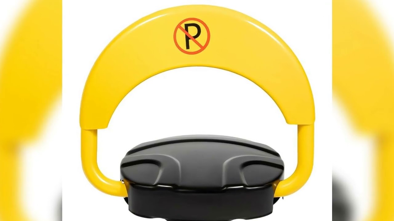 A must-have product! Car Parking Spot Lock Remote Control Foldable Barrier Auto Sensor Anti-Collis