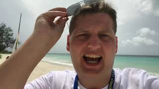 Stuart takes a dander around Rockley Beach in Barbados