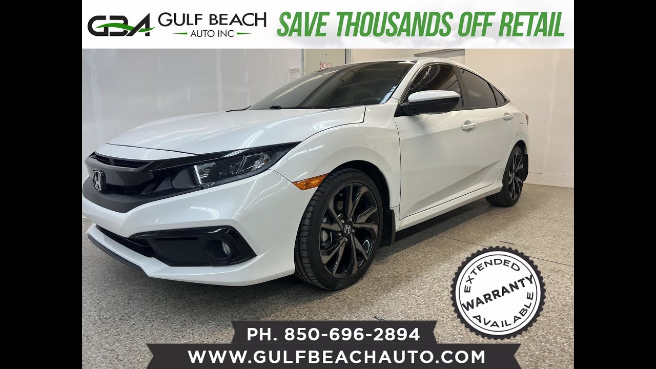 SOLD. 2019 HONDA CIVIC - 360 view - WWW.GULFBEACHAUTO.COM