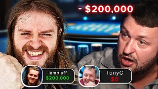 I JUST BEAT TONY G FOR $200,000!! 🤑 $100/$200/$400 NL HOLD'EM