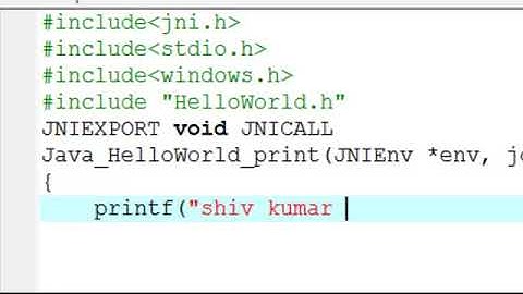 JNI (java native interface) creating .dll files using Dev c++ and eclipse
