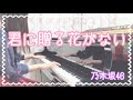 『君に贈る花がない』乃木坂46【耳コピ*piano cover】