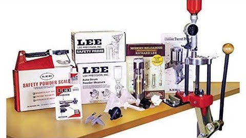Lee Precision classic turret press setup for .223