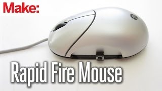 Read all about it on make at
http://makezine.com/projects/diy-hacks-how-tos-rapid-fire-mouse-button/.
and here's the project instructables: http://www.ins...