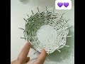 ক্লে দিয়ে ফুলেরঝুড়ি বানালাম 🥰💜#clayart #creative #ideas #jhuri #tutorial #craft #foryou