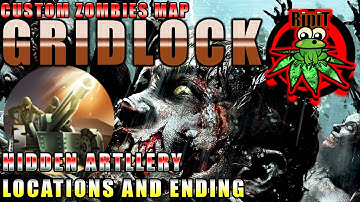 Custom Zombie map Gridlock *Hidden Artillery & Ending