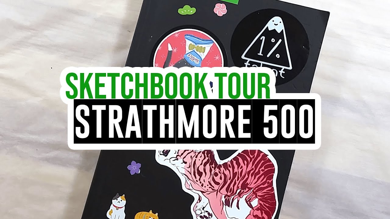 Strathmore Mixed Media Sketchbook Review - Smiling Colors