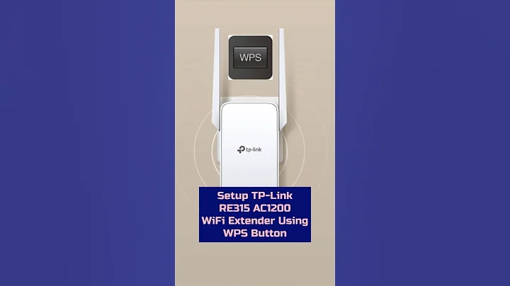 Tplink RE315 AC1200 Extender Setup Via WPS #tplink #wifiextender #wifirepeater