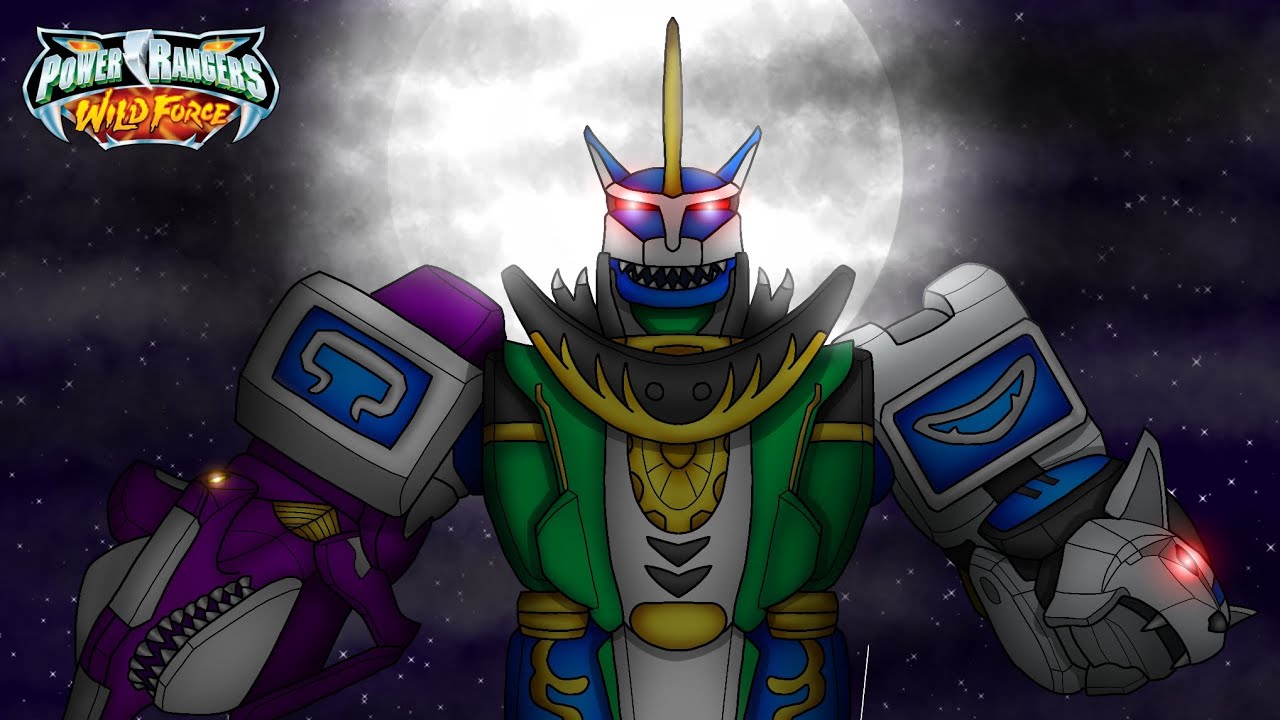 Drawing The Predazord of Wild Force Power Rangers | Dibujando al ...