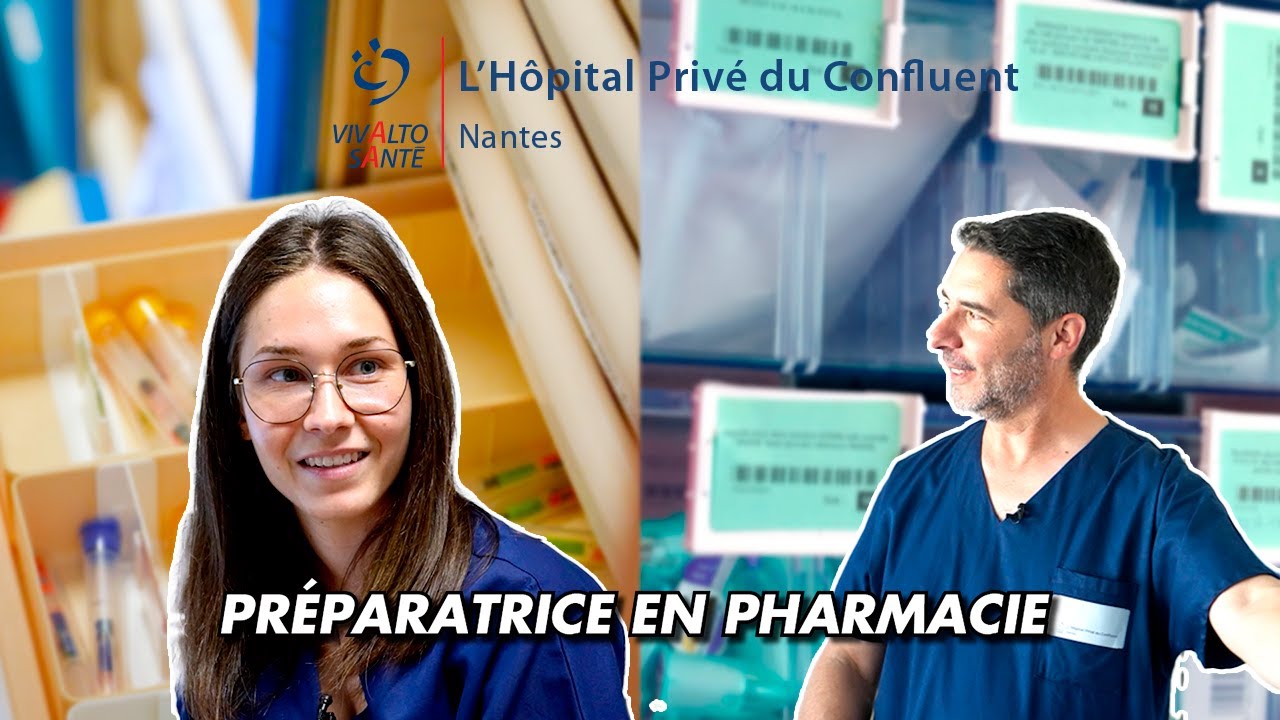 Teste le métier de préparateur en pharmacie à l'Hôpital Privé du Confluent qui recrute à Nantes