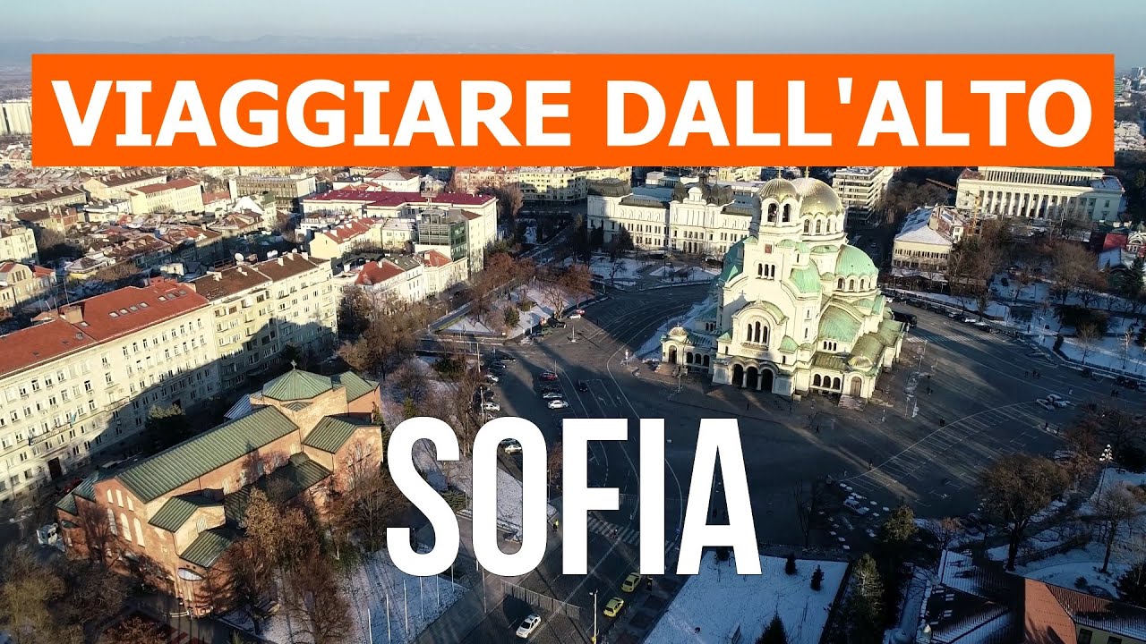 Sofia dal drone | Video 4k | Bulgaria, Sofia dall'alto
