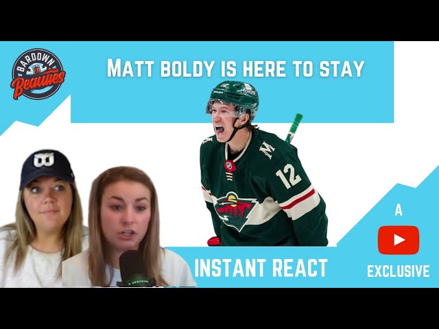 Wild lock up forward Matt Boldy with 7-year, $49M deal - ESPN