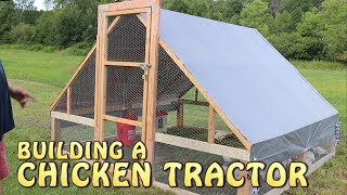 Building A Chicken Tractor For 50 Chickens ~ 10x10