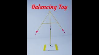 Balancing Toy center of the Gravity||How to make Balancing Toy using Barbeque Sticks||craft work