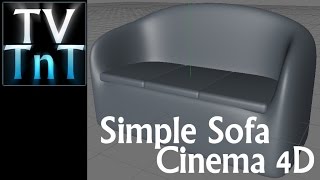 How To Cinema 4D - Simple Sofa Model