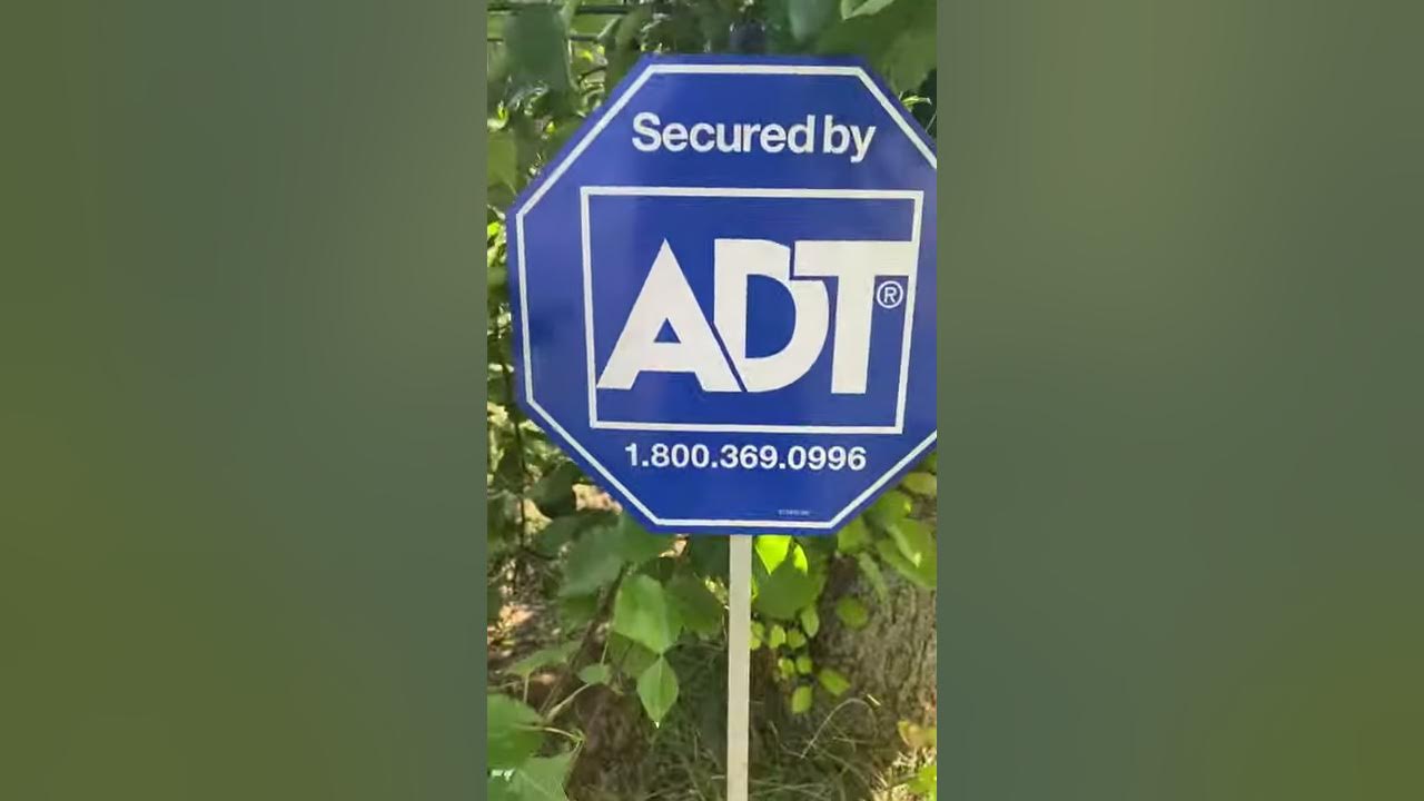 My Adt Home Security Yard Sign You