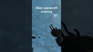 Alien Spacecraft Crashing