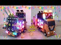 New Gauri Mini DJ Loading Truck | DJ Light Ganesh Pooja Cardboard Big Truck Gaadi Wedding DJ Home.